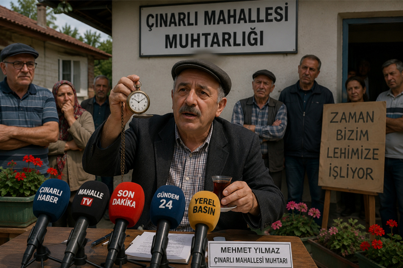 Mahalle Muhtarı Zamanda Yolculuk Yaptığını Açıkladı
