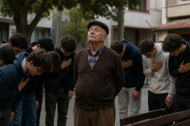 Emekli Amca Wi-Fi Şifresini Ezberleyince Mahalle Gençleri Saygı Duruşunda Bulundu